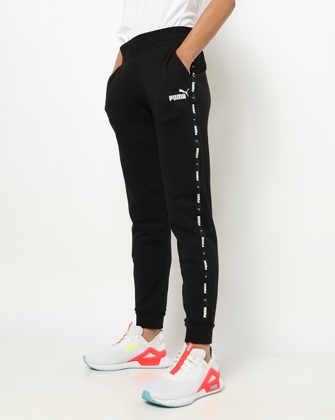 Women Joggers with Brand Logo