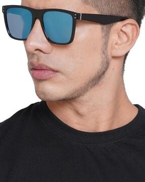 uv protection rectangular sunglasses