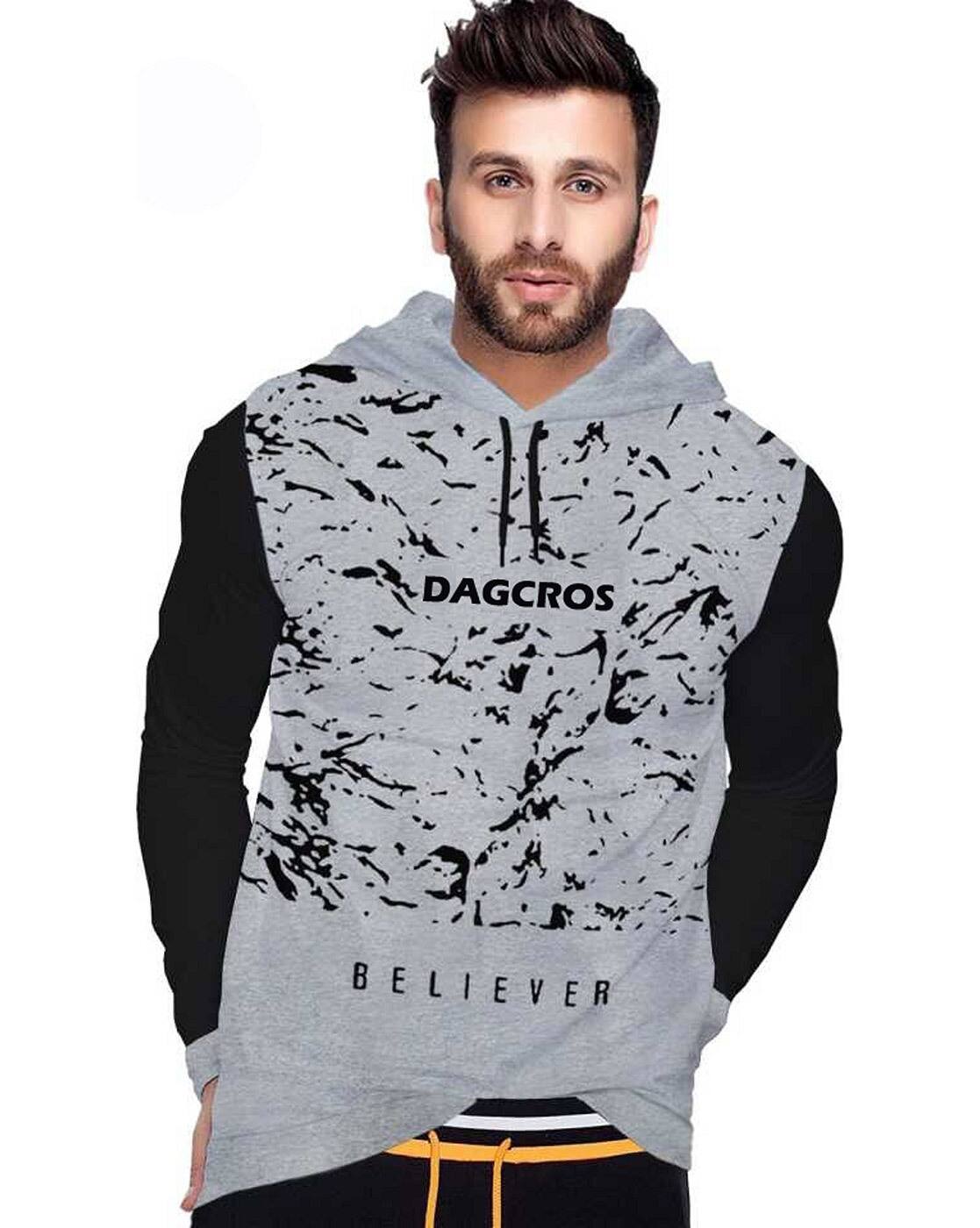 Buy Grey Tshirts for Men by DAGCROS Online | Ajio.com