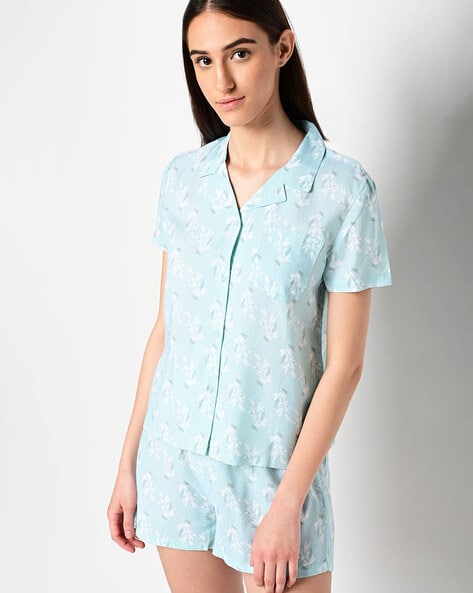 Buy Blue Nightshirts&Nighties for Women by Urban Hug Online