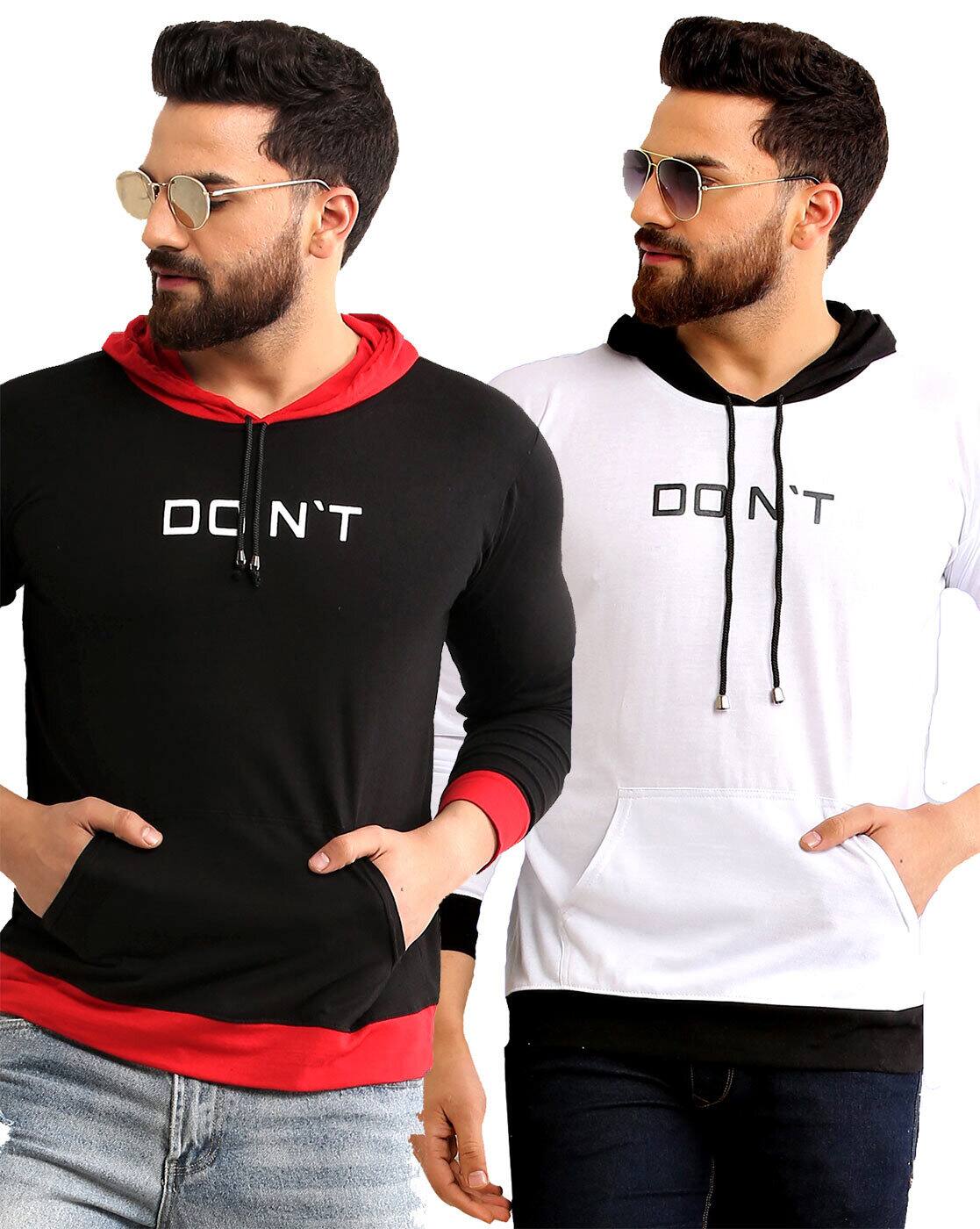 Buy Black Tshirts for Men by DAGCROS Online | Ajio.com