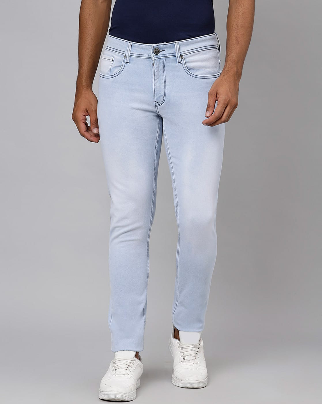 Buy Blue Jeans for Men by RICHLOOK 