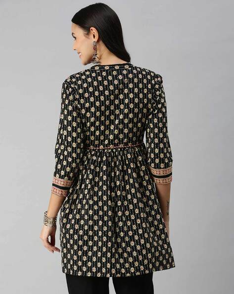 Buy Kurtis Online USA | Latest Kurti Designs | Indian Kurtis Online  Shopping: Black and Wine