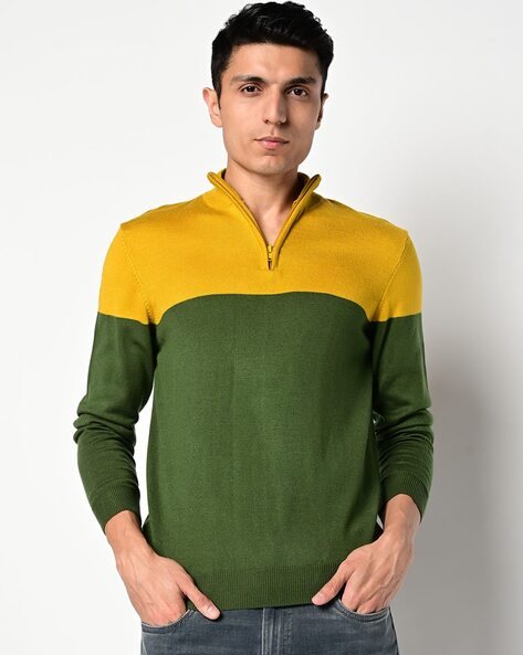 Green 2024 yellow sweater