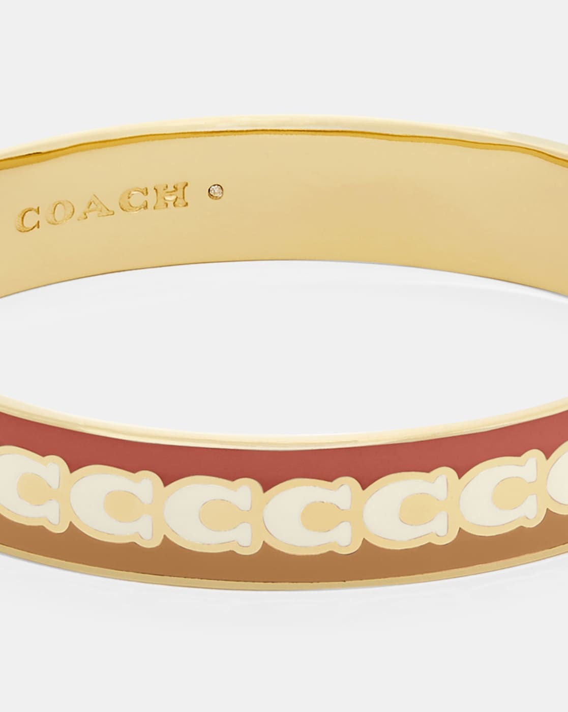 COACH® | Signature Enamel Hinged Bangle