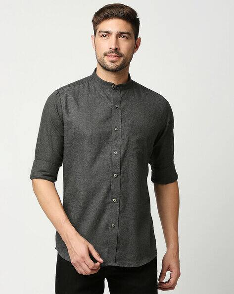Buy Grey Shirts for Men by EVOQ Online 