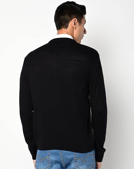 Buy Black Sweaters & Cardigans for Men by NTWK Online