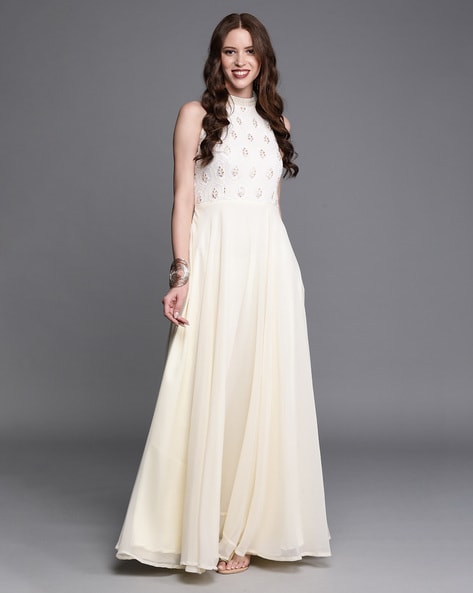 White gown dress store online