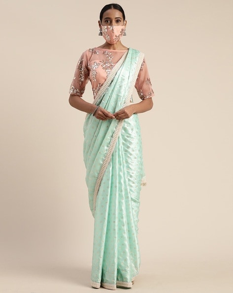 Kanchipuram silk saree+stitched blouse(39 chest )1 1/2 inch margin #48613 |  Buy Online @ DesiClik.com, USA