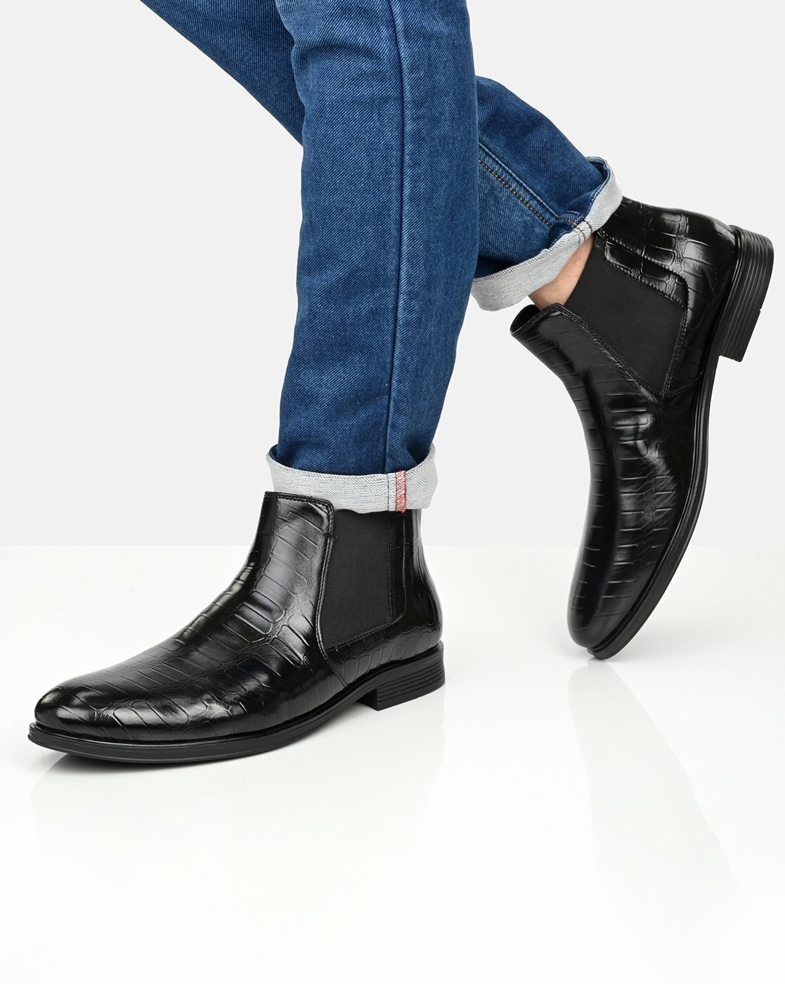 Buy Black Formal Shoes for Men by ARBUNORE Online