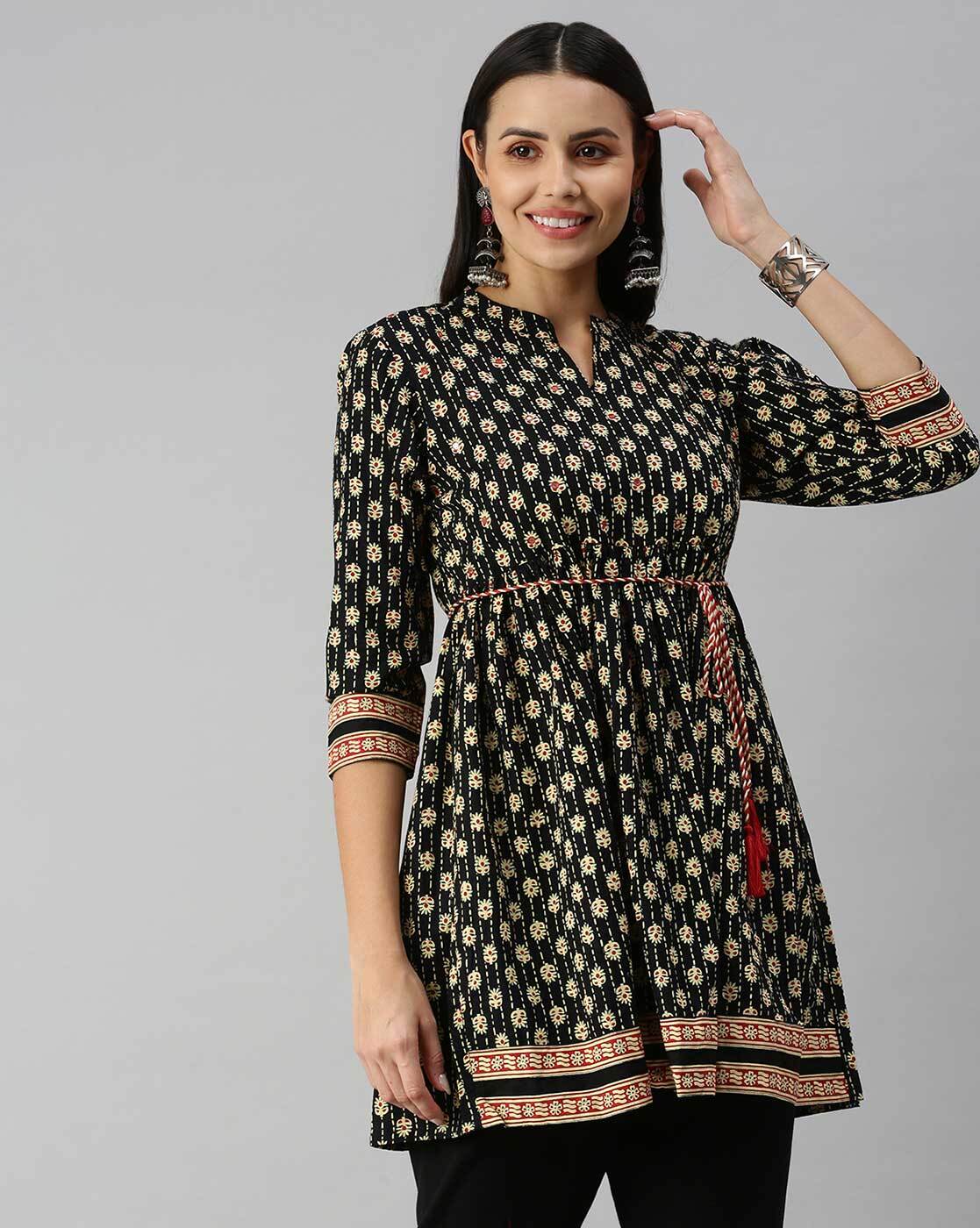 Buy Navy Kurtis & Tunics for Women by Tissue Online | Ajio.com