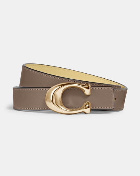 Shop Coach 2021 SS Signature Buckle Cut-To-Size Reversible Belt