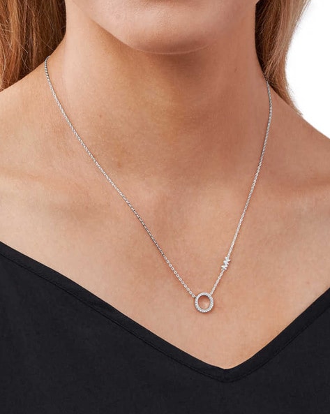 michael kors sterling silver necklace