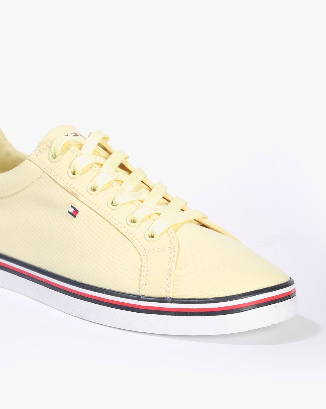tommy hilfiger yellow boots