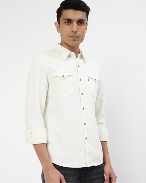 Buy Salvatore Ferragamo Denim & Jeans Shirts for Men Online | FASHIOLA INDIA