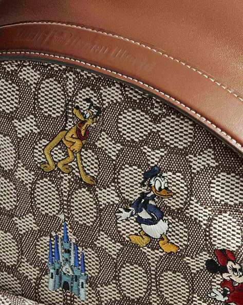 Buy Coach Charter Backpack in Signature with Mickey Mouse