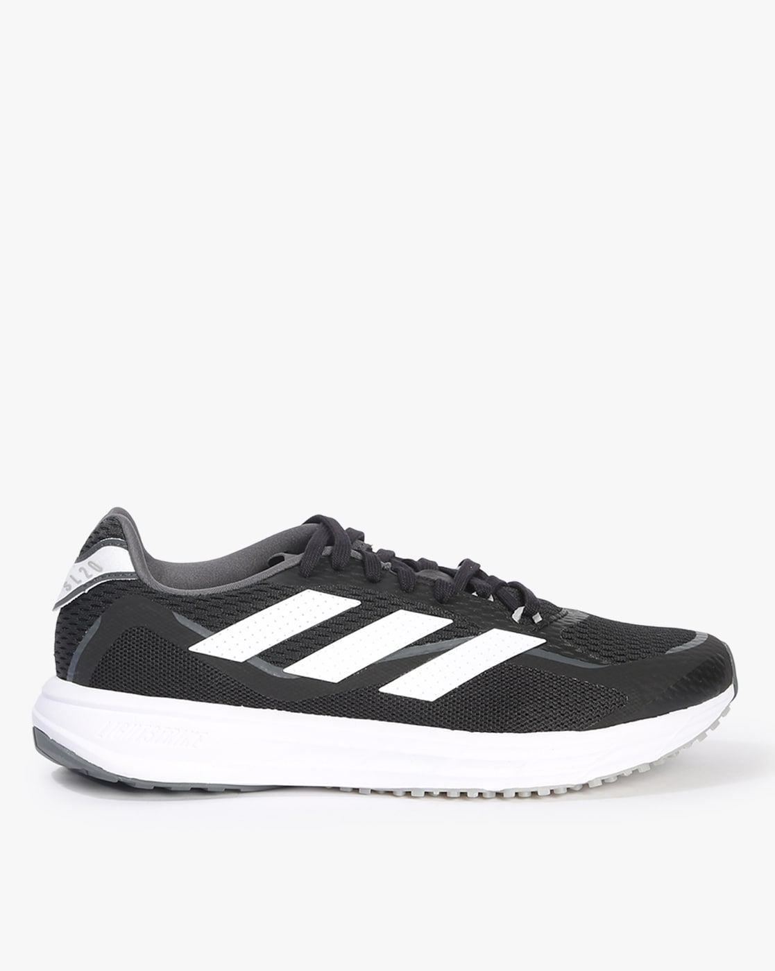 adidas black textured training shoes