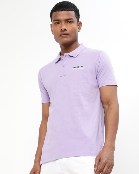 purple polo t shirt mens