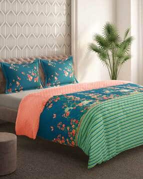 Printed King-Size Bed Cover