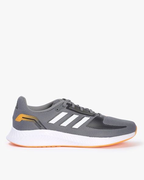 adidas grey textured running shoes