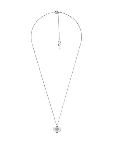 Michael Kors Necklace 925 Sterling silver silver - MKC1280AN040 |  wardow.com | Michael kors necklace, Silver necklaces, Shiny jewelry