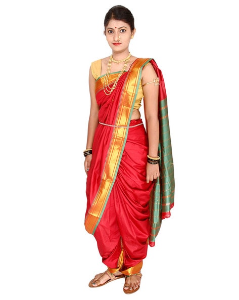 Nauvari Saree: A Unique Maharashtrian Attire - Sanskriti Cuttack