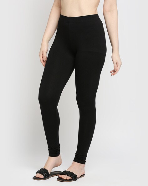 Buy Women's Cotton Lycra Ankle Length Leggings (S, Black) at Amazon.in