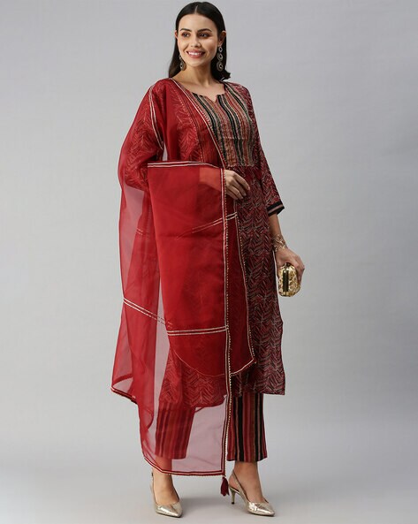 Jaipuri Women's And Girl's Reyon Embroidery Kurta And, 47% OFF