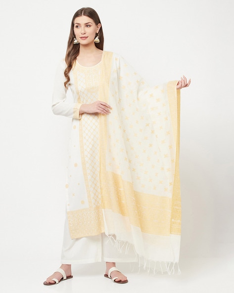 Woven Unstitched Dress Material Price in India