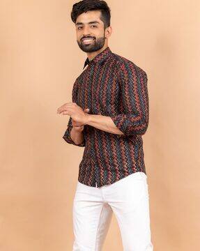 Blue Shirts for Men by Tistabene Online 