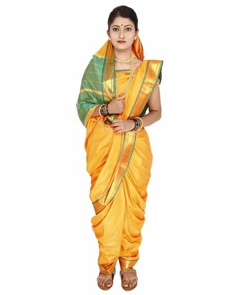 Buy Mustard Silk Saree online-Karagiri – Karagiri Global