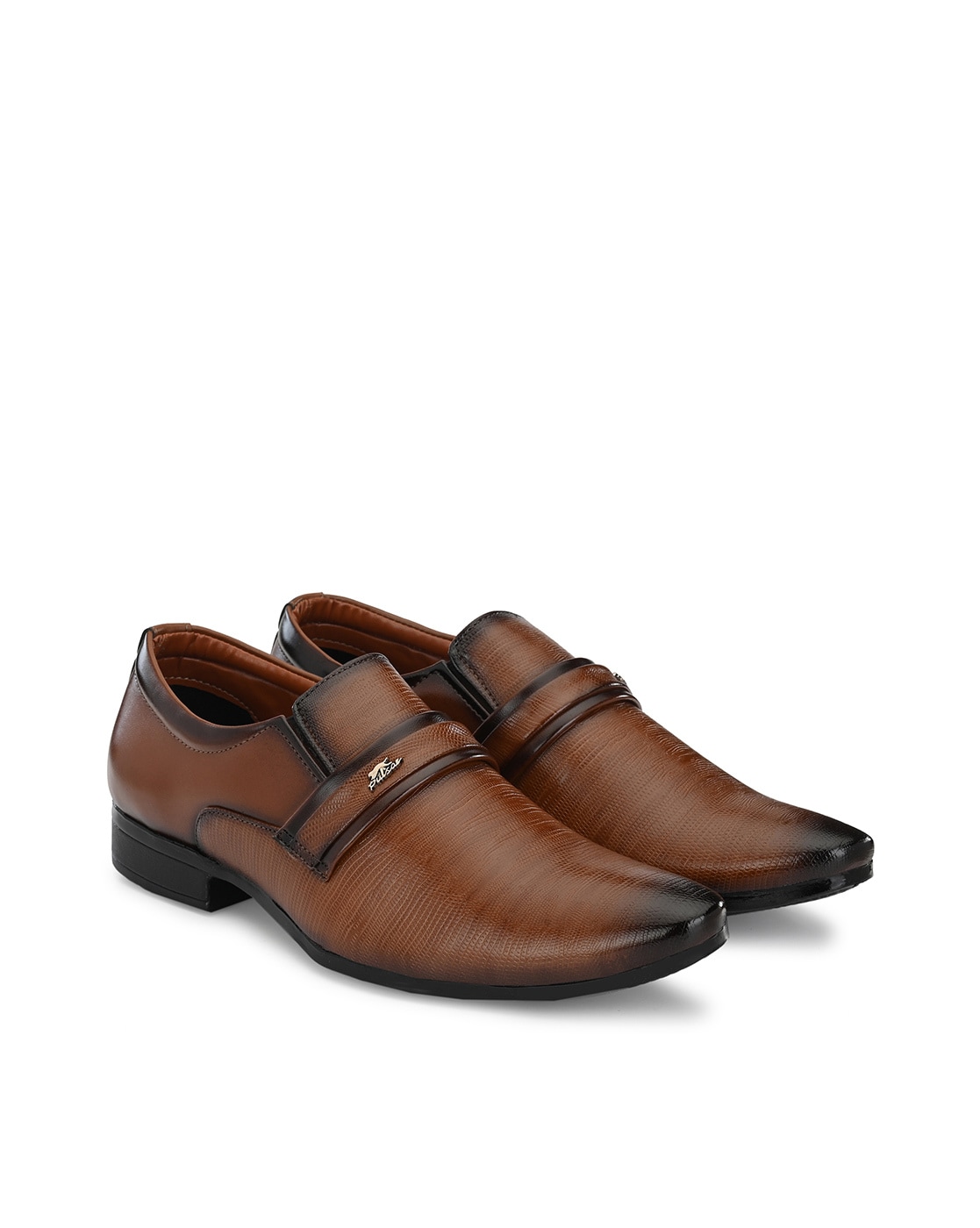 Buy Tan Brown Formal Shoes for Men by RL ROCKLIN MEN Online | Ajio.com