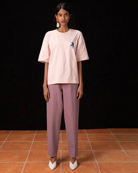 women's colored jeans relaxed fit