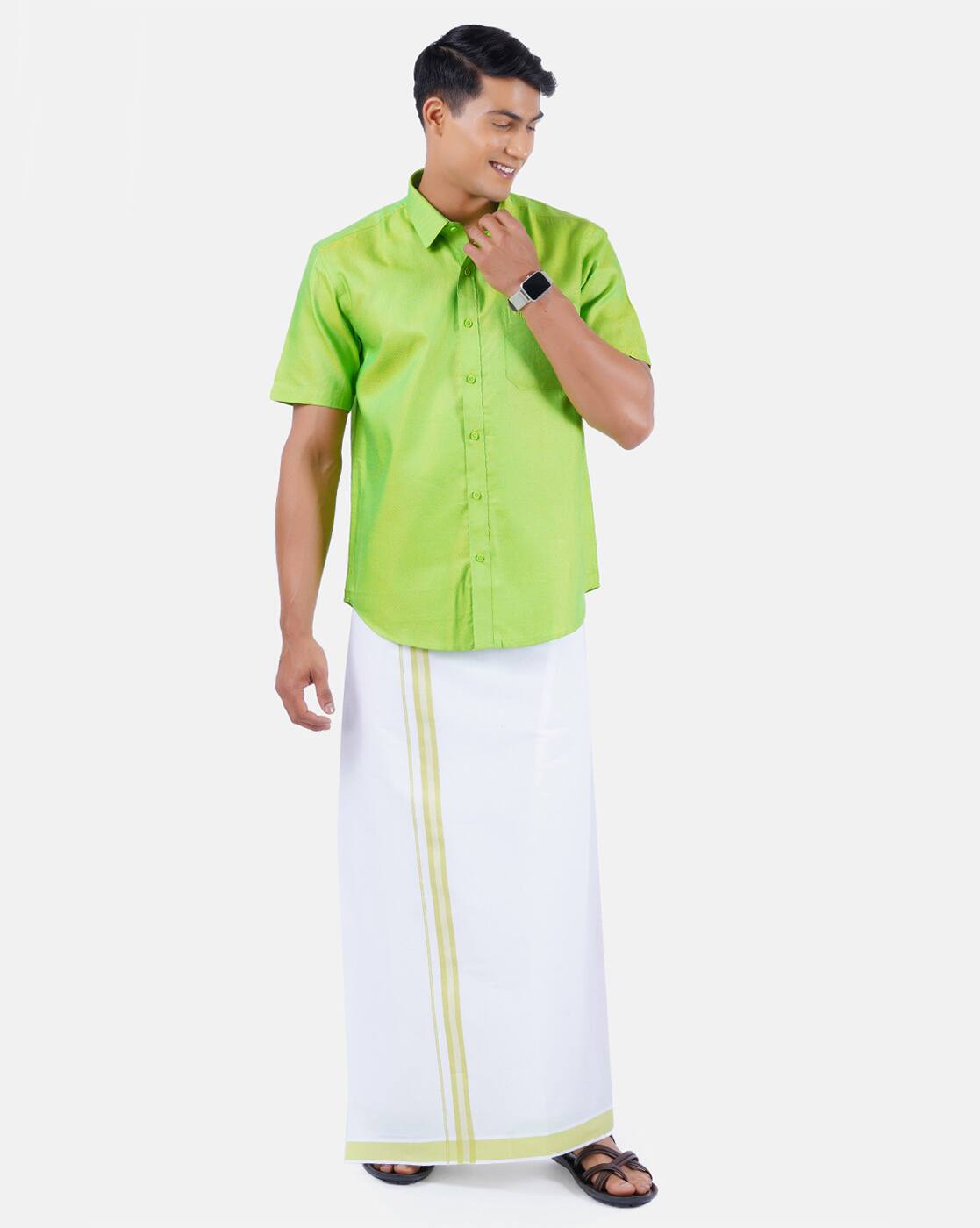 Buy Green Ethnic Suit Sets for Men by 