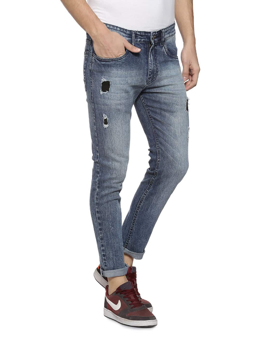 Buy Blue Jeans for Men by Campus Sutra 