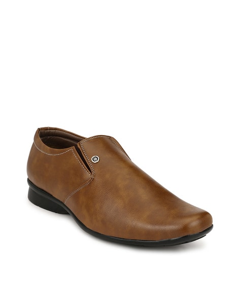 RL ROCKLIN MEN Flat Formal Slip-On Shoes