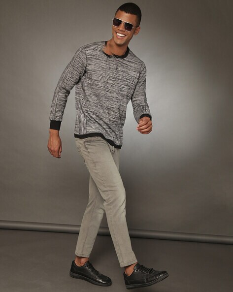 Buy Grey Sweaters & Cardigans for Men by Campus Sutra Online