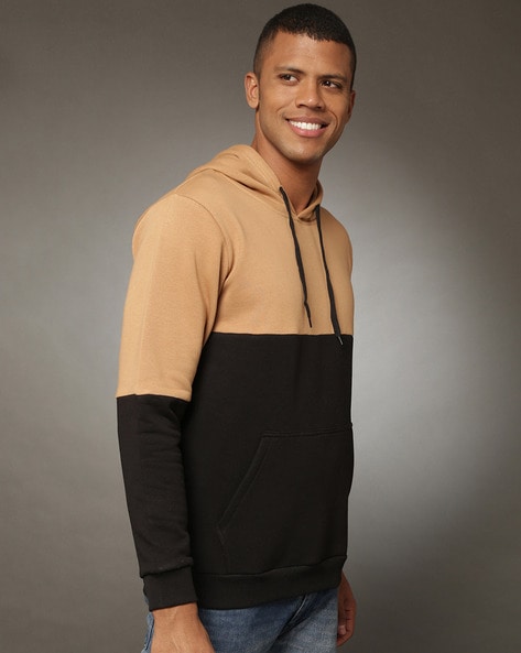 Black and best sale brown hoodie