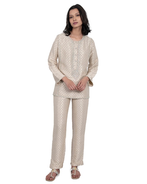 women's embellished pant suits