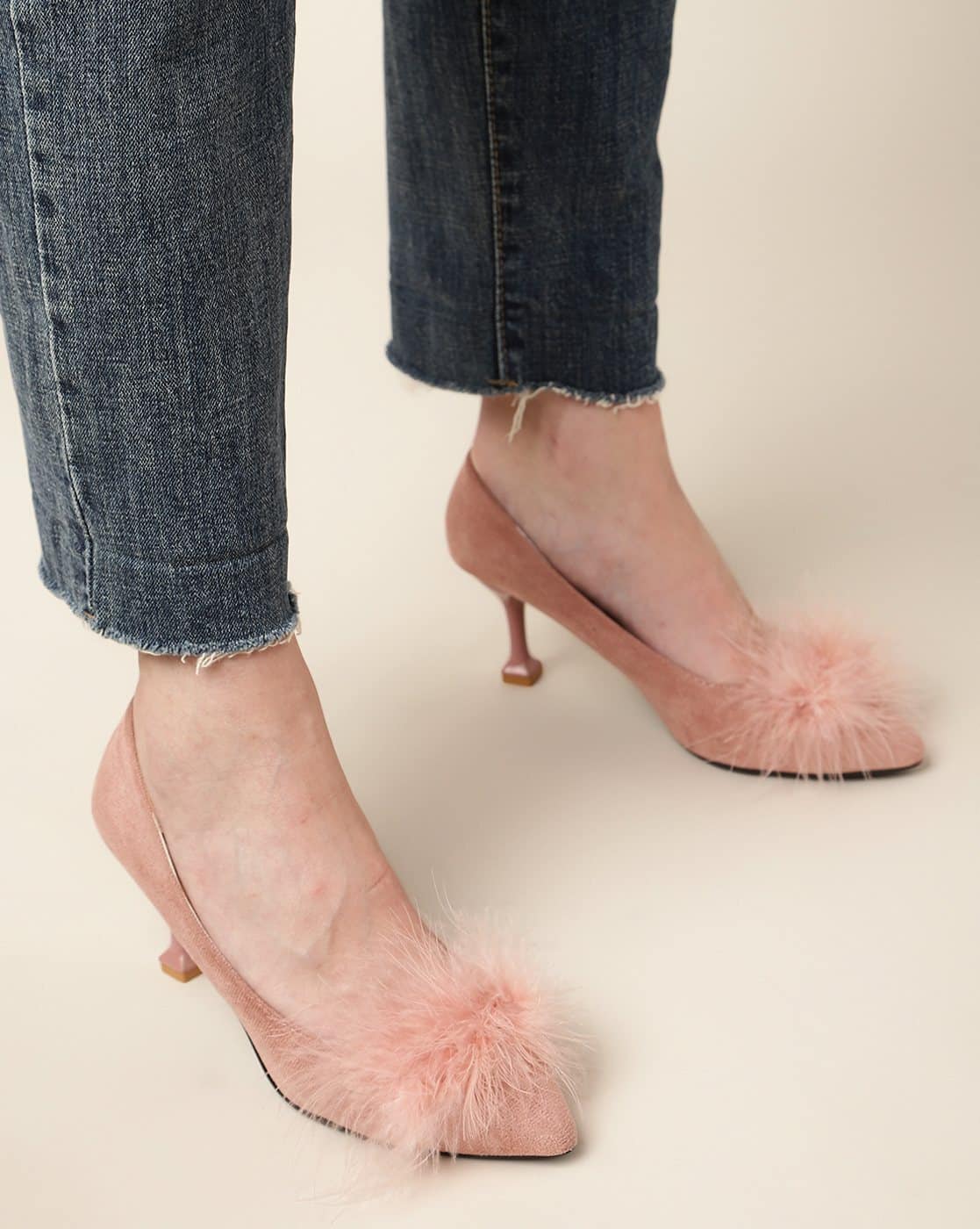 Buy Pink Heeled Shoes for Women by Wknd 