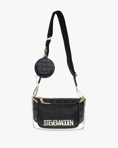 Buy Steve Madden Chocolate BURGENTB Medium Cross Body Bag for Women Online   Tata CLiQ Luxury