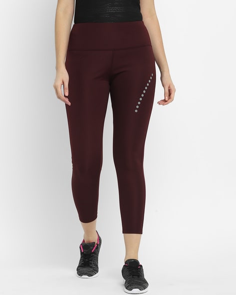 Maroon shop sports leggings