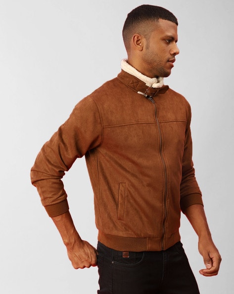 Buy Brown Jackets & Coats for Men by Campus Sutra Online