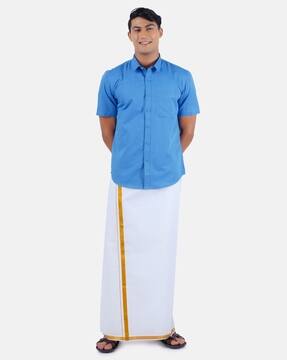Buy Blue Ethnic Suit Sets for Men by 