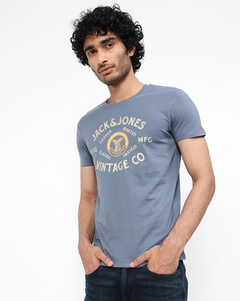 Buy Blue Tshirts for Men by Jack & Jones Online