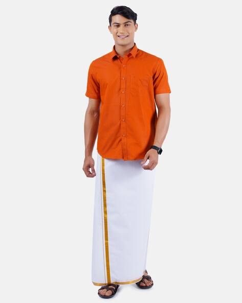 Buy C ream Ethnic Suit Sets for Men by 
