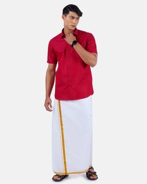 Buy Maroon Ethnic Suit Sets for Men by 