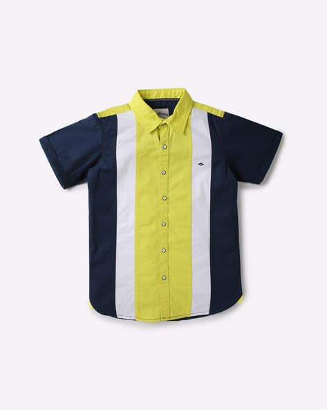 Colourblock Slim Fit Shirt