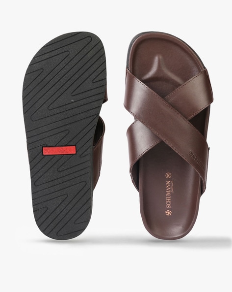 Buy Brown Flip Flop Slippers for Men by SCHUMANN PREMIUM Online