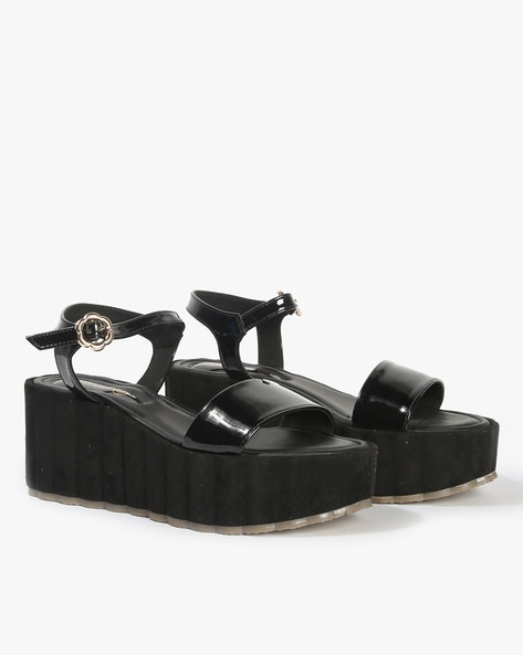 Catwalk Ankle-Strap Platform Wedges